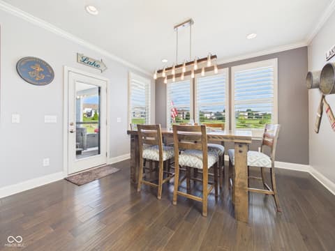 Dining room at 6842 Bladstone Road, Noblesville, IN