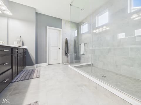 Primary bathroom at 6842 Bladstone Road, Noblesville, IN
