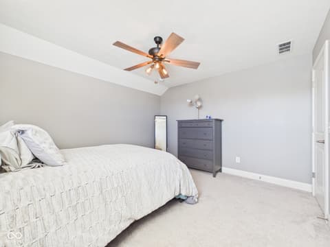Bedroom at 6842 Bladstone Road, Noblesville, IN