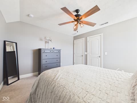Bedroom at 6842 Bladstone Road, Noblesville, IN