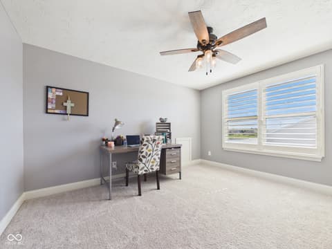 Home office at 6842 Bladstone Road, Noblesville, IN