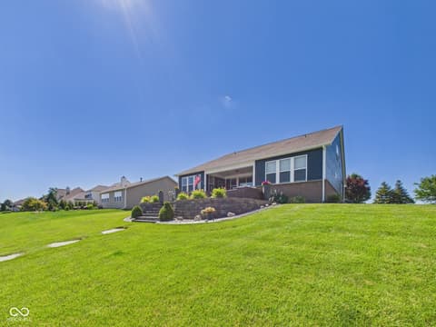 Front exterior at 6842 Bladstone Road, Noblesville, IN
