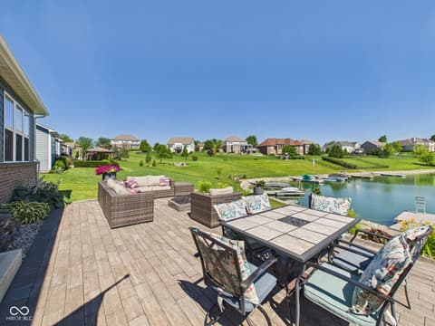 Outdoor living area at 6842 Bladstone Road, Noblesville, IN