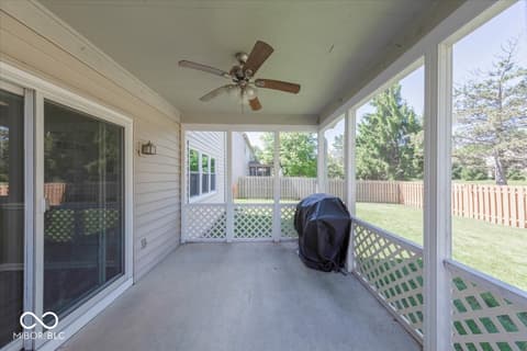 Outdoor living area at 4847 Ashbrook Drive, Noblesville, IN