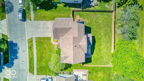 Aerial view at 4847 Ashbrook Drive, Noblesville, IN
