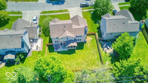 Aerial view at 4847 Ashbrook Drive, Noblesville, IN