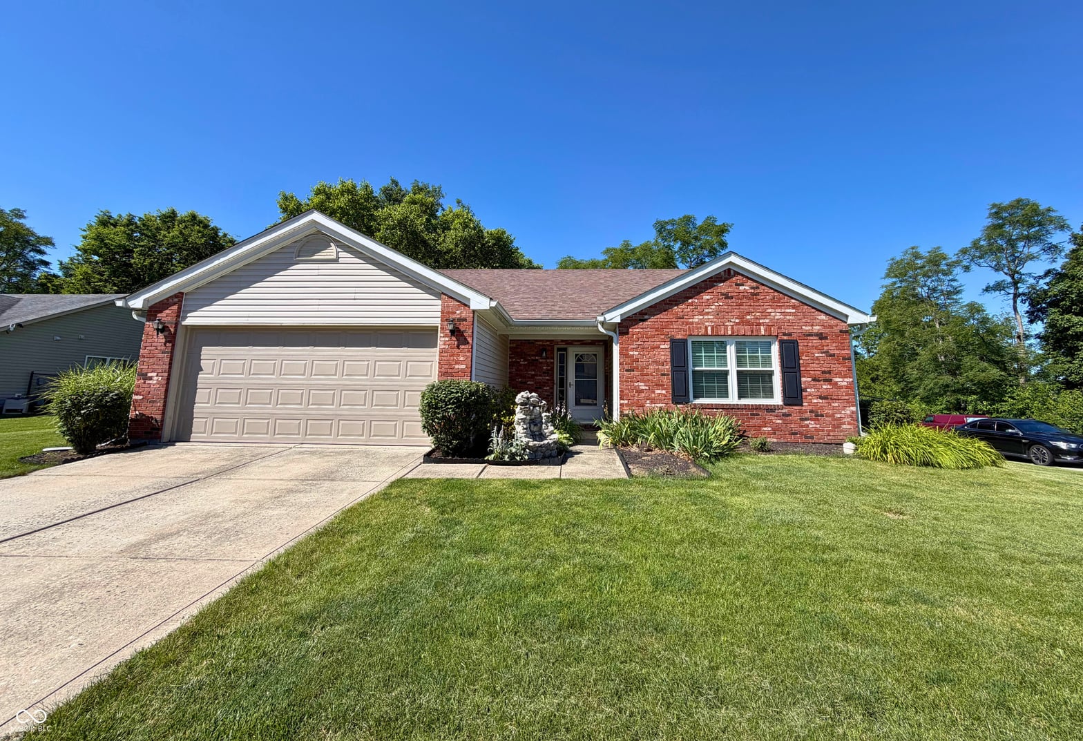 Front exterior at 1 E Quail Wood Lane, Westfield, IN