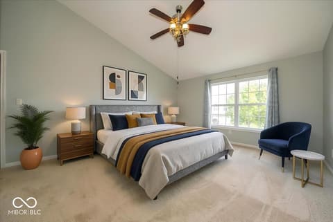 Primary bedroom at 15427 Outside Trail, Noblesville, IN